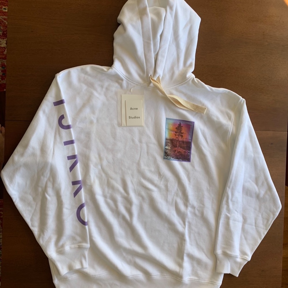Acne x Tjikko print sweatshirt.